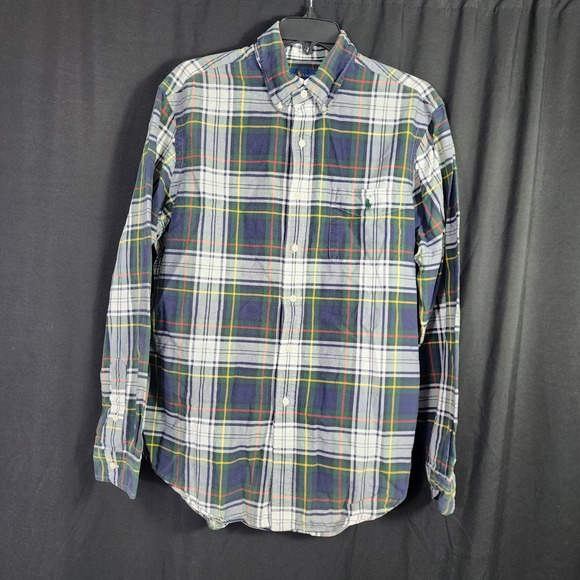 Polo Ralph Lauren Men's Classic Fit Plaid Button Down Shirt Long Sleeve Size L‎ - Picture 2 of 6